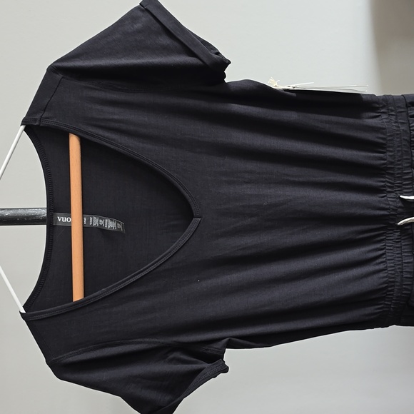 NWT Vuori All Day Romper In Black Size Small - Picture 2 of 9